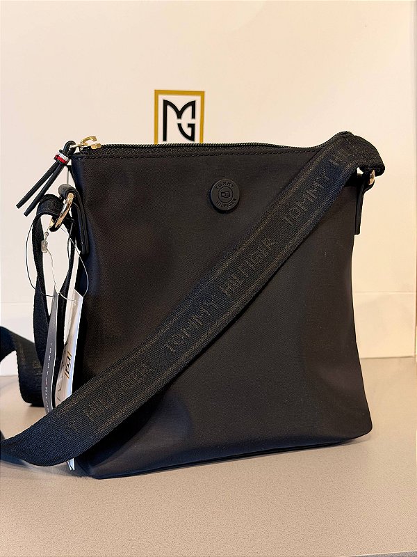 Bolsa Transversal, Preta, Tommy Hilfiger