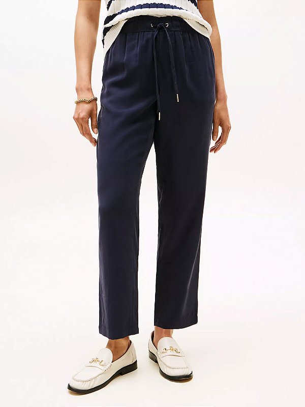 Calça Feminina, Lightweight Jogger Pant, Azul Marinho, Tommy Hilfiger