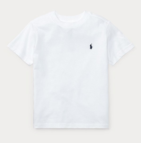 Camiseta Logo Infantil, Branca, Polo Ralph Lauren