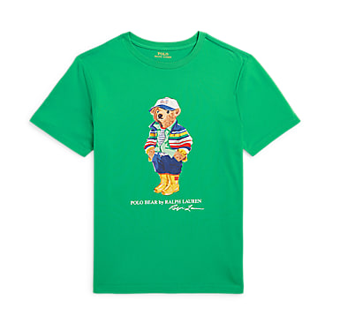 Camiseta Infantil Polo Bear, Verde, Polo Ralph Lauren