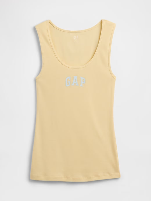 Regata Feminina Canelada Logo, Amarelo Manteiga, GAP