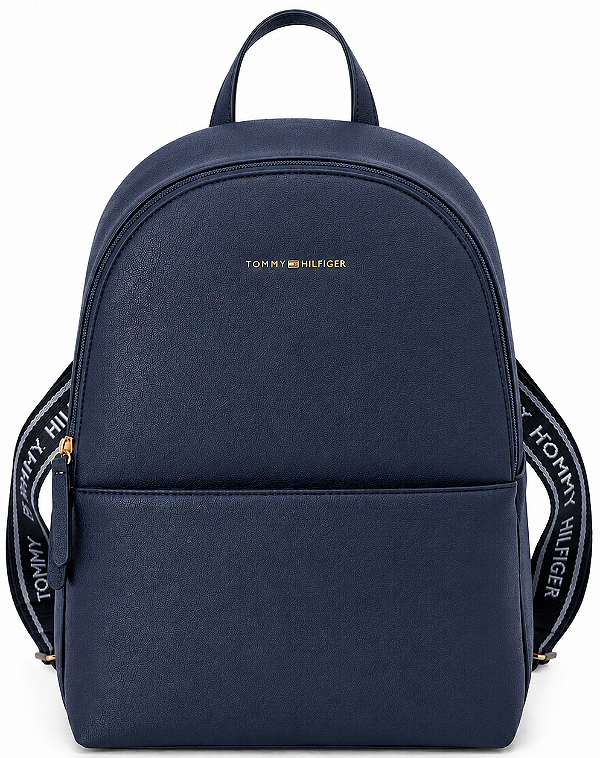 Mochila Média, Azul Marinho, Tommy Hilfiger