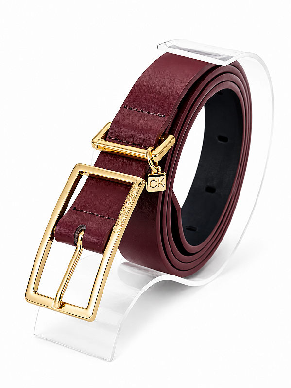Cinto Feminino, Bordô, Calvin Klein