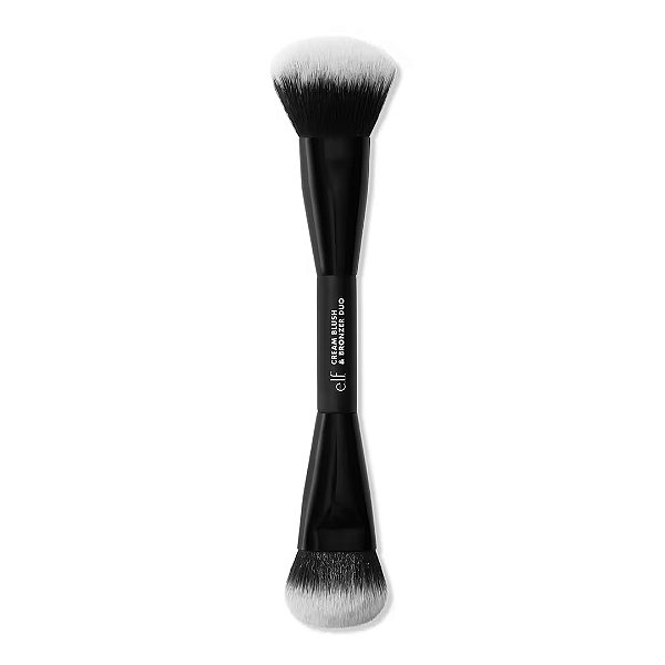 Pincel Duo para Blush e Bronzer em Creme, Cream Blush & Bronzer Duo Brush, e.l.f. Cosmetics
