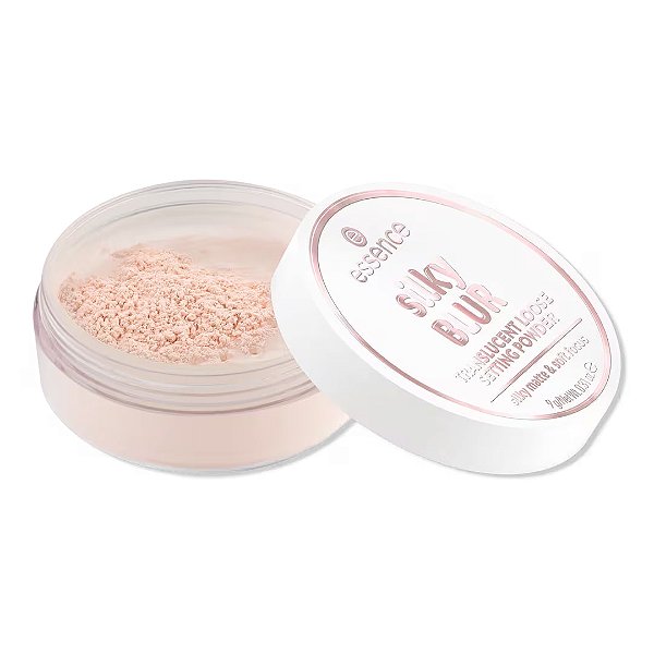 Pó Solto Translúcido, Silky Blur Translucent Loose Setting Powder, Essence