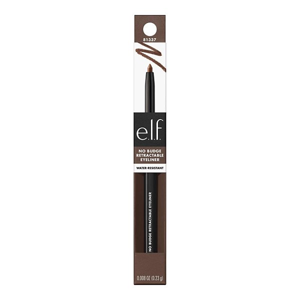 Lápis Delineador Retrátil, No Budge Retractable Eyeliner, Cor: Coffee, e.l.f. Cosmetics