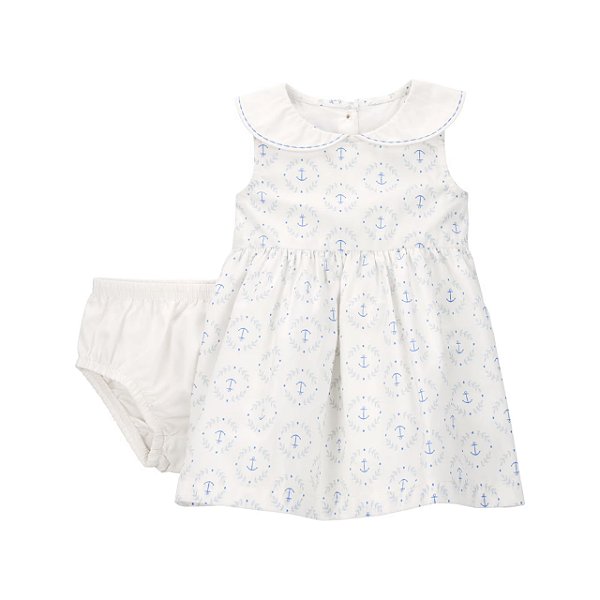 Vestido com Calcinha de Bebê, Estampa de Âncora, Child of Mine by Carter’s