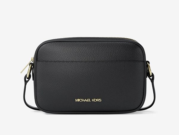 Bolsa Crossbody, Small Jet Set Camera, Black, Michael Kors