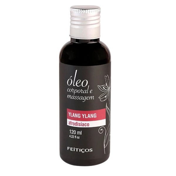 Óleo Afrodisíaco para Massagem Corporal Ylang Ylang 120ml
