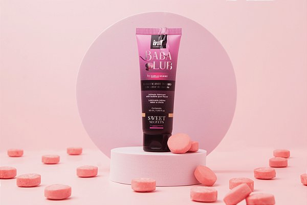 Babalub Lubrificante com aroma e sabor de Chiclete by Carla Geane 50g Intt