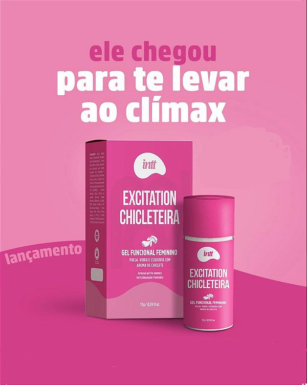 Excitation Chicleteira Gel Funcional Feminino 17g Intt