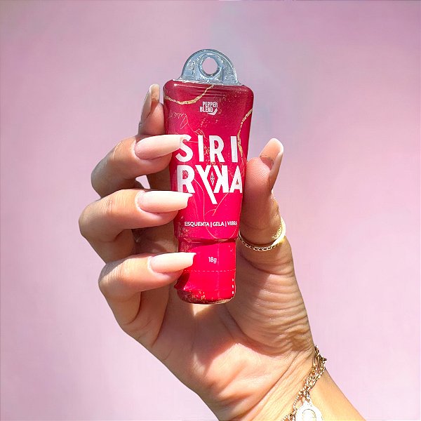 Siri Ryca Gel Excitante Feminino Esquenta Gela e Vibra 18g Pepper Blend