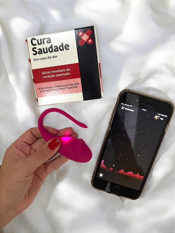 Wally Vibrador com Controle a Distância Aplicativo Bluetooth