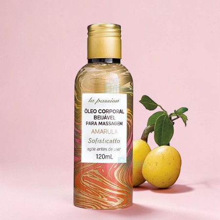 Óleo Corporal Beijável Para Massagem 120ml Linha Passion Sofisticatto