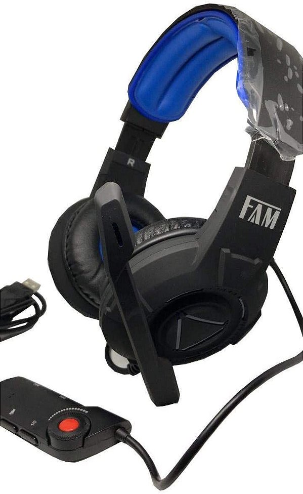 Headset Gamer Fam G16 - Com Entrada Usb - Trade Infor