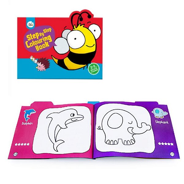 Passo a Passo Livro para Colorir - Iniciante - Jar Meló