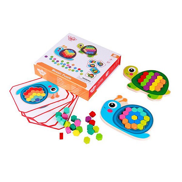Mosaico para Encaixe - Tooky Toy