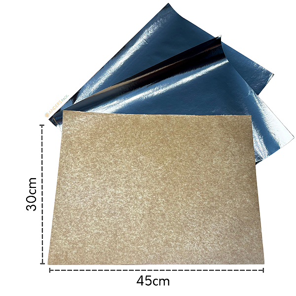 Papel Acoplado Kraft Natural Térmico Delivery 30x45 - 500un