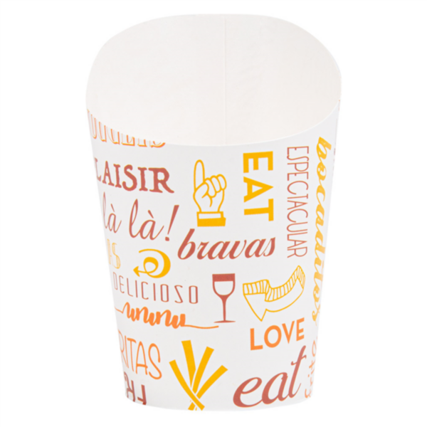 Copo Papel Fritas 270ml 7x11,5cm FESTA 100un - Anders Pack