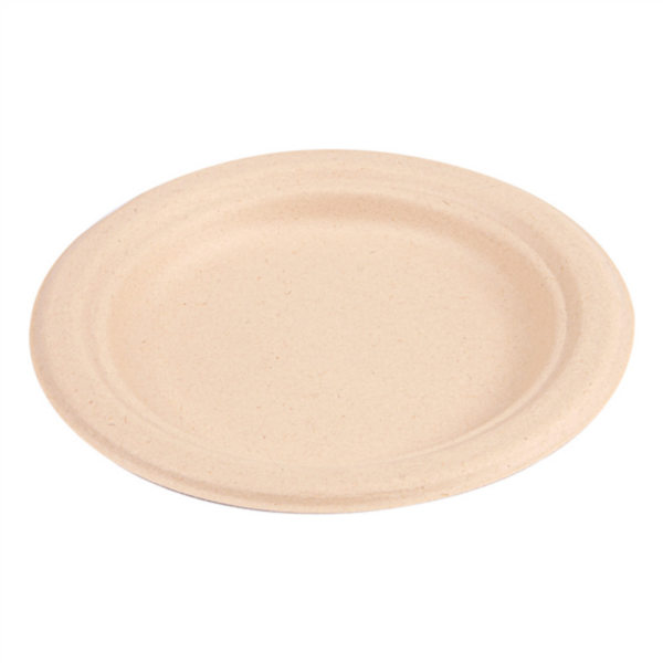 Pratos Anders Pack Ø15,5x1,4cm Bagaço Natural de Cana 1.000un