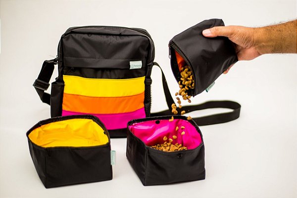 Bolsa impermeável para passeio + Conjunto 3 peças