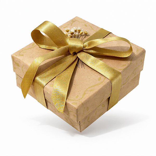 Embalagem para presente especial.