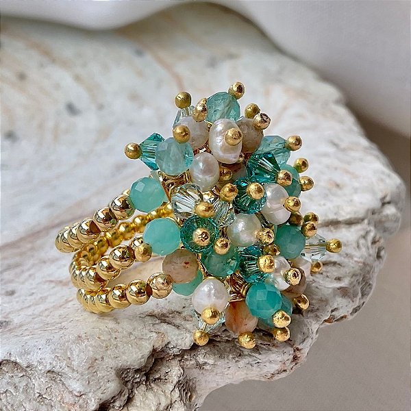 Anel “Azuis de Nuweiba”.