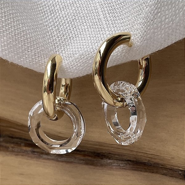 Brincos Oper (cristal austríaco)