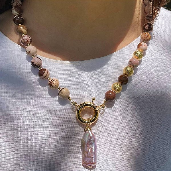 Colar “ Belvedere Punta Carena” ( zebra australiana )