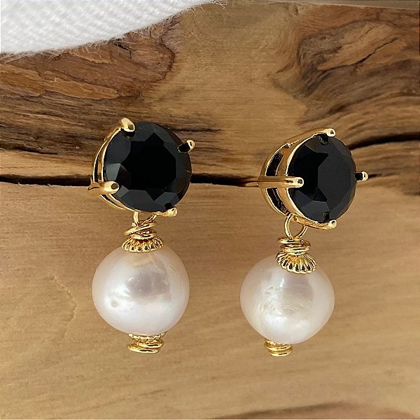 Brincos “Notte a Ravello” ( pérolas barrocas )