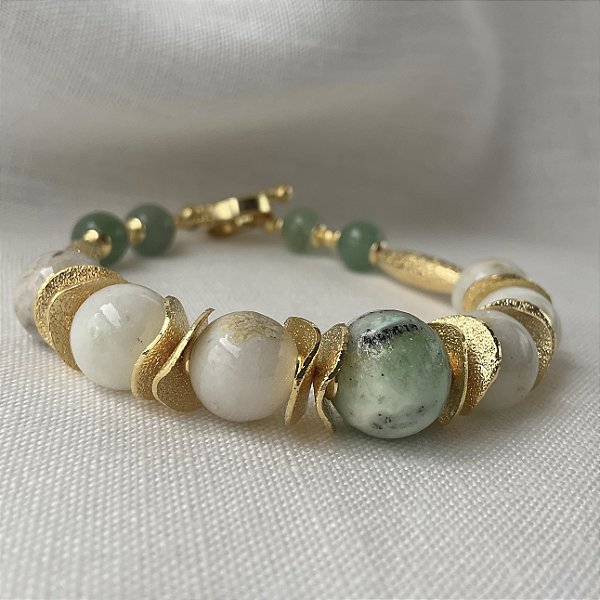Pulseira “Cala del Faro” ( jade )