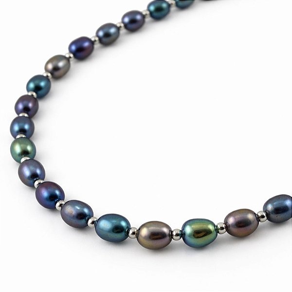 Colar “Notte Di Positano” ( pérolas barrocas )