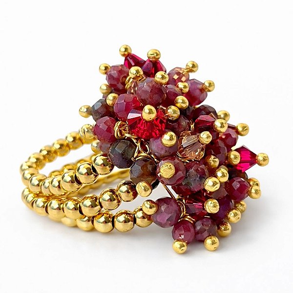 Anel “Buganville di Ravello” ( rubelita e fushcita )