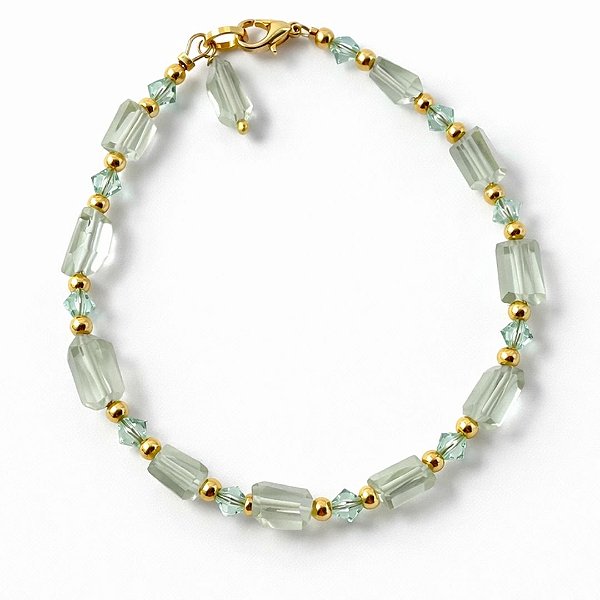 Pulseira Acque di Laurito ( praziolita )