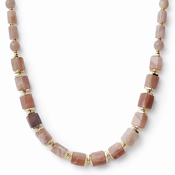 Colar “Alba di Ravello” ( pedra da lua )