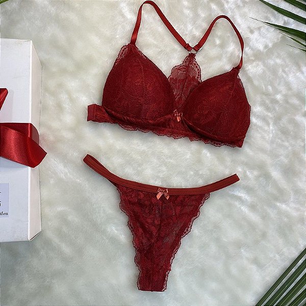 Conjunto Nadador em Renda - tam M