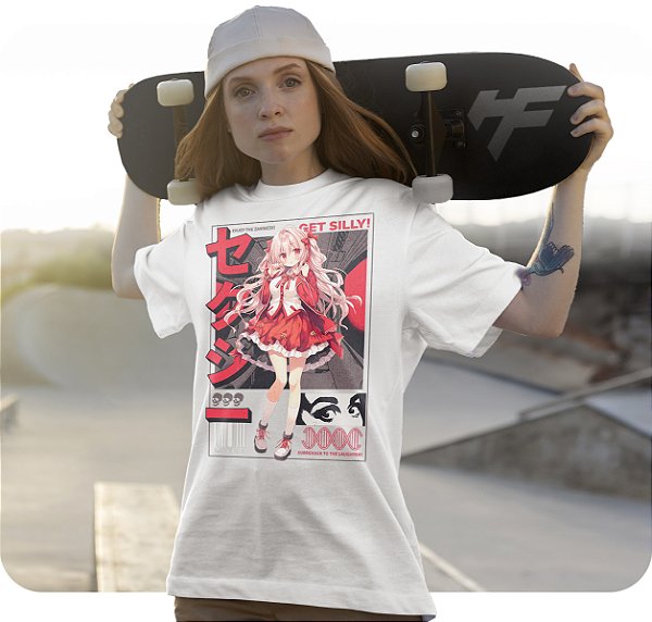 Camiseta Street Get Silly Anime Over Style Loja Online HAFIME