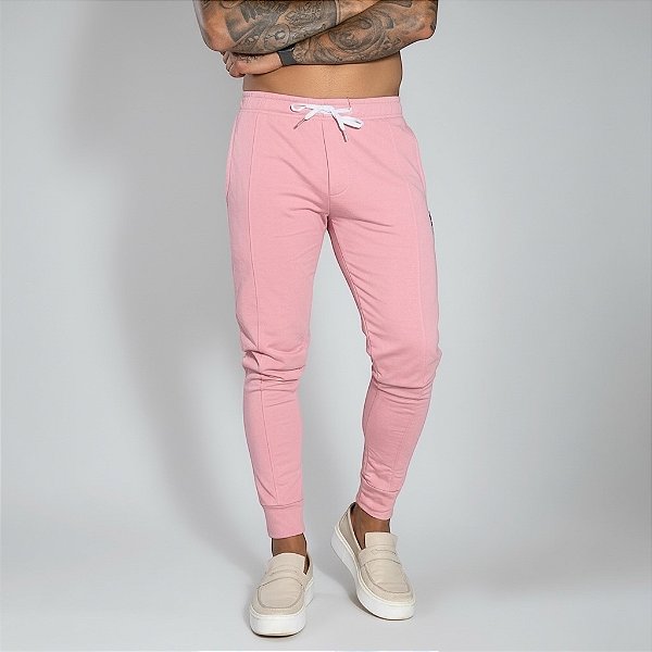 Calça Moletom premium: Rose