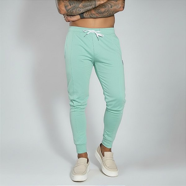 Calça Moletom premium: Verde Água