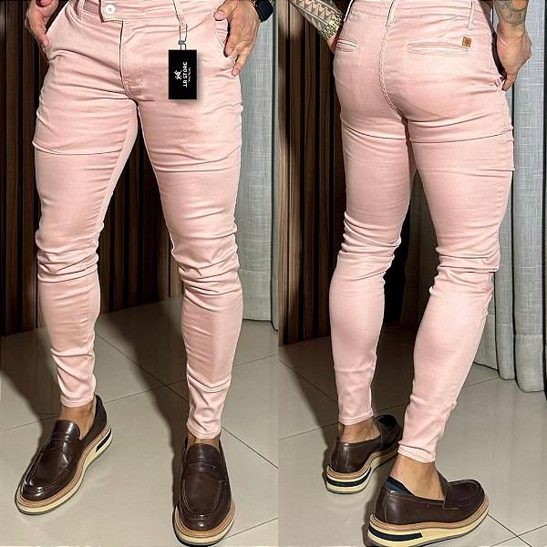 Calça Alfaiataria Skinny Cós Italiano: Rose