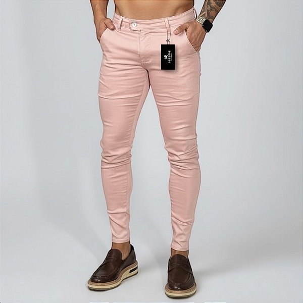 Calça Alfaiataria Skinny Cós Italiano: Rose