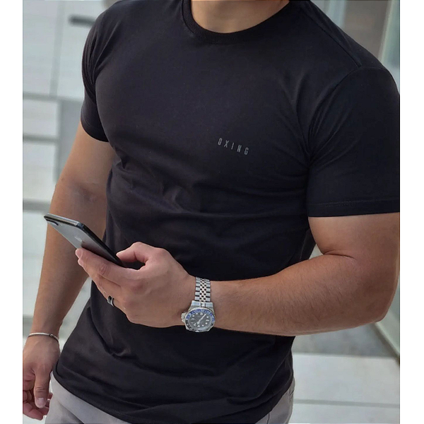 Camiseta Básica Premium Black