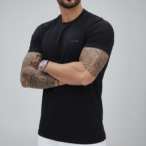 Camiseta Básica Premium Black