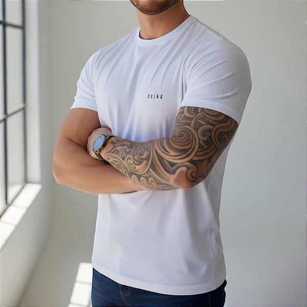 Camiseta Básica Premium Branca