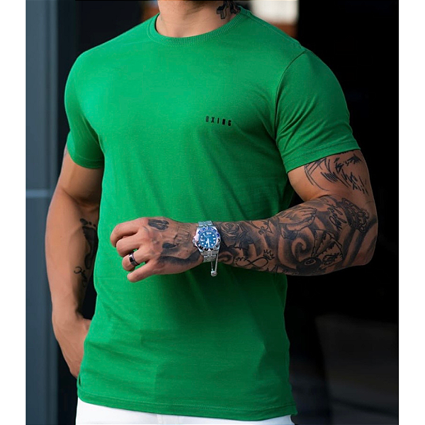 Camiseta Básica Premium Verde