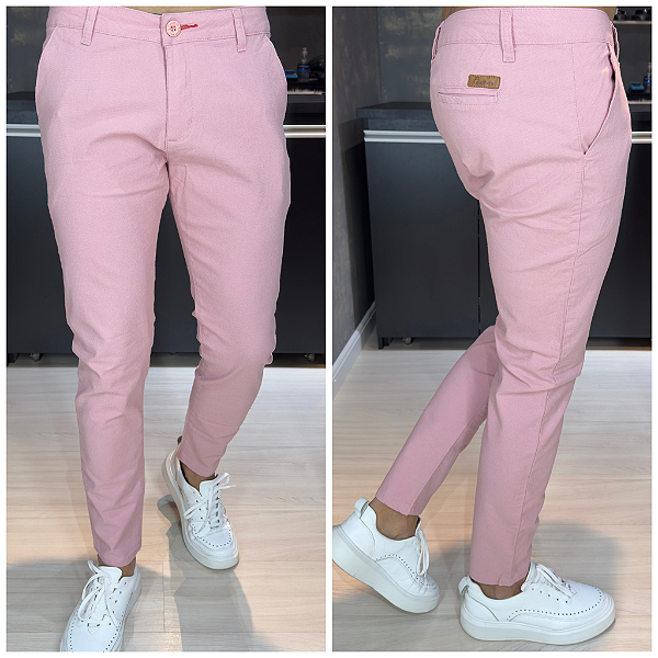 Calça Alfaiataria: Rosa bb