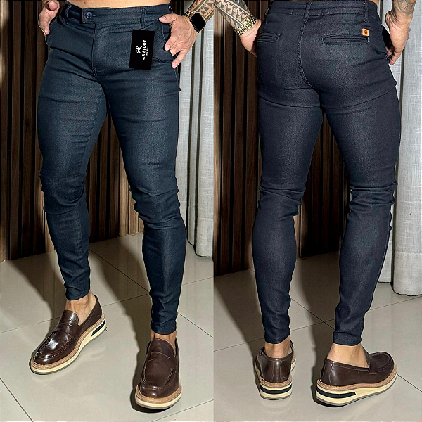 Calça Alfaiataria Skinny Jeans Cós Italiano: Preta