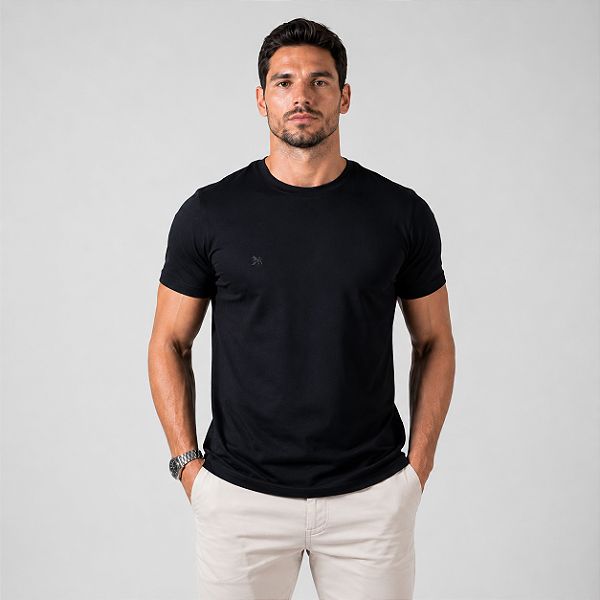 Camiseta Cotton Premium Black