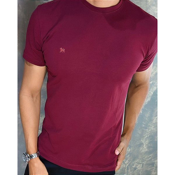 Camiseta Cotton Premium Bordô
