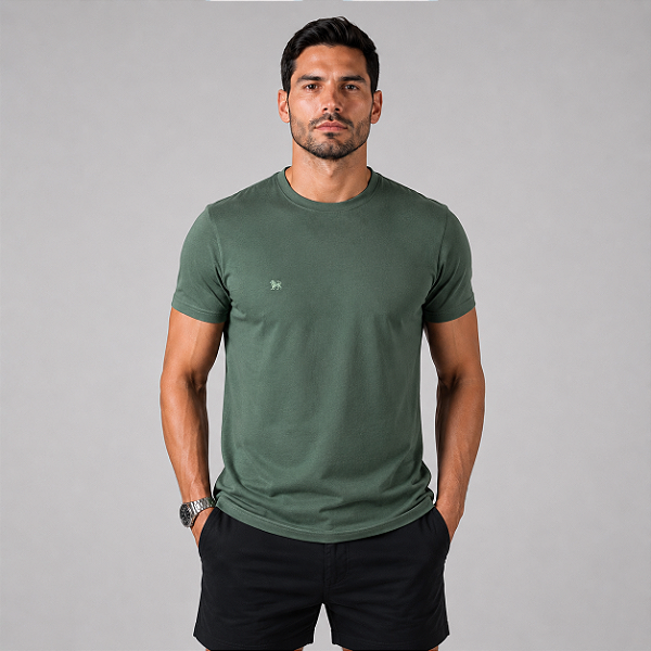 Camiseta Cotton Premium Verde Militar